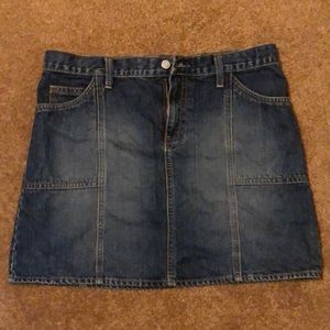 Jean Skirt with Pockets